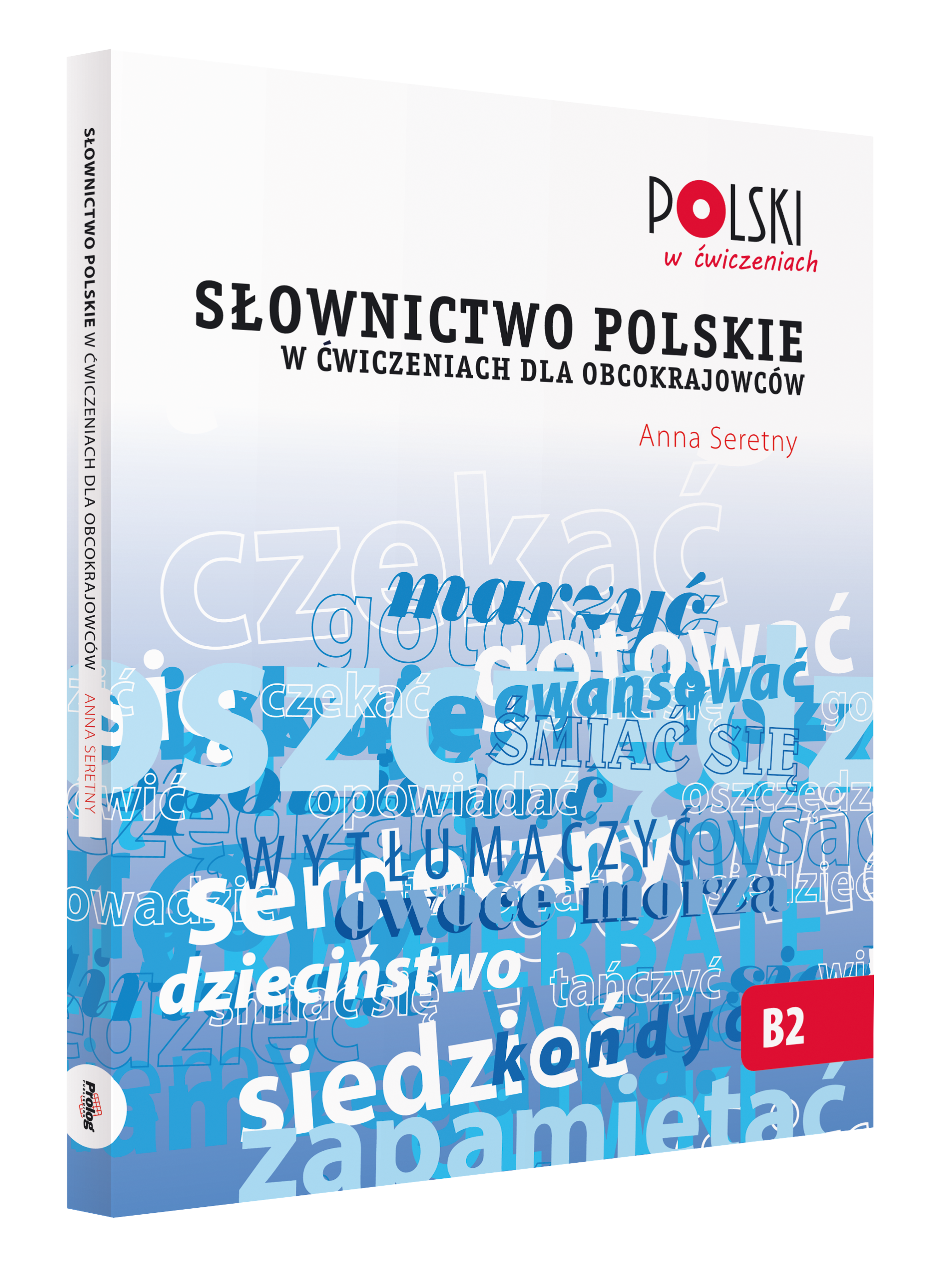 Okładka podręcznika Słownictwo polskie w ćwiczeniach dla obcokrajowców